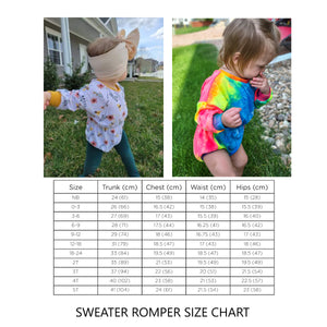 2T Thunder Rolls Sweater Romper UNCINCHED