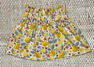 3T Lemons Paper Bag Skirt