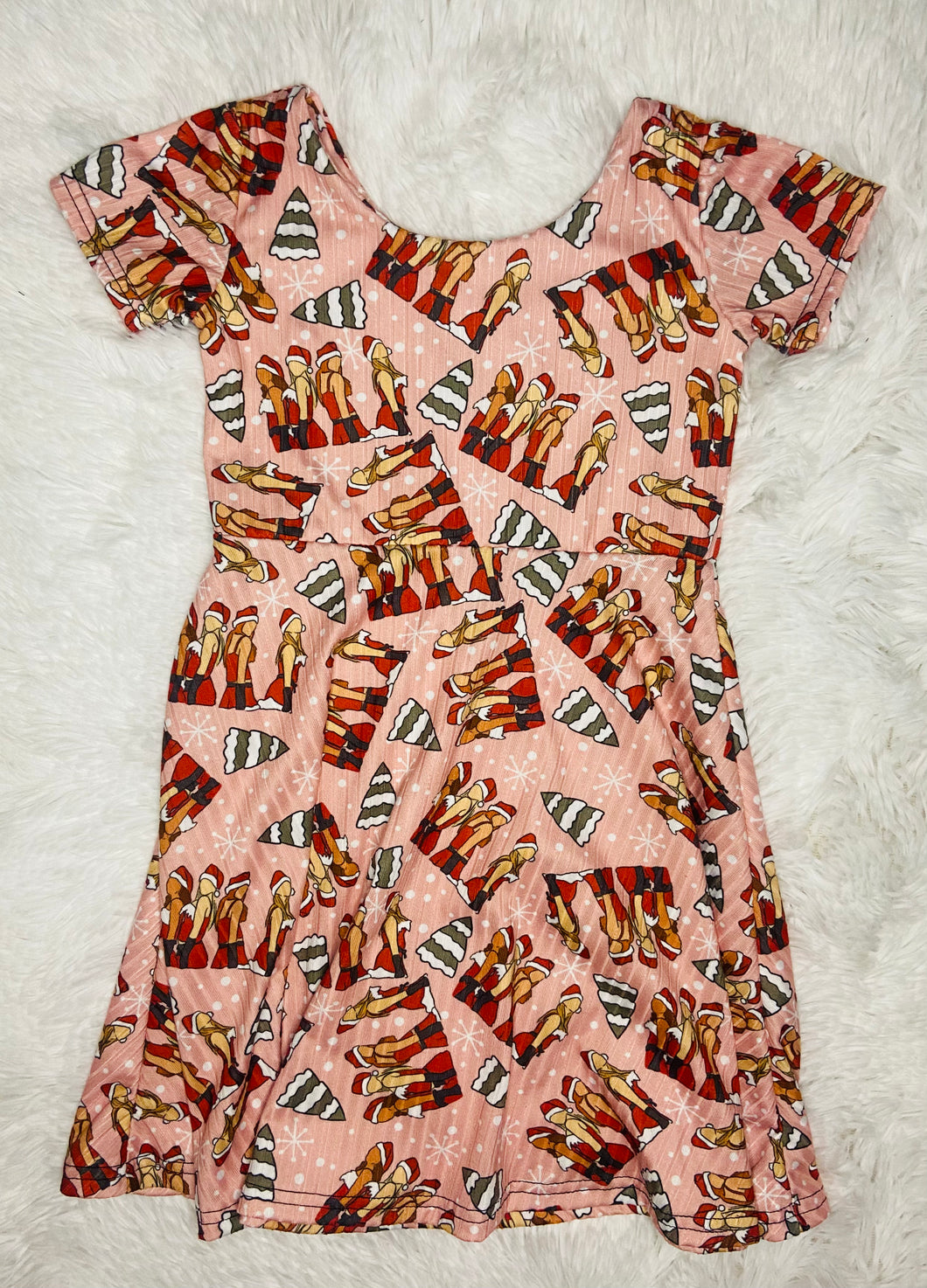 4T Xmas Mean Girls Twirl Dress