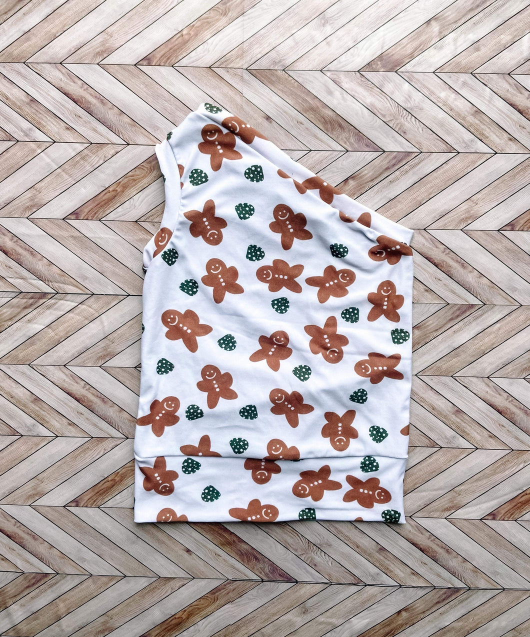 4T Gingerbread Men One Shoulder Tank