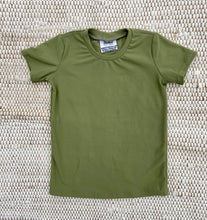 Load image into Gallery viewer, 4T Olive Basic Tee
