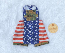 Load image into Gallery viewer, Military Patriotic Overalls (Shorts)
