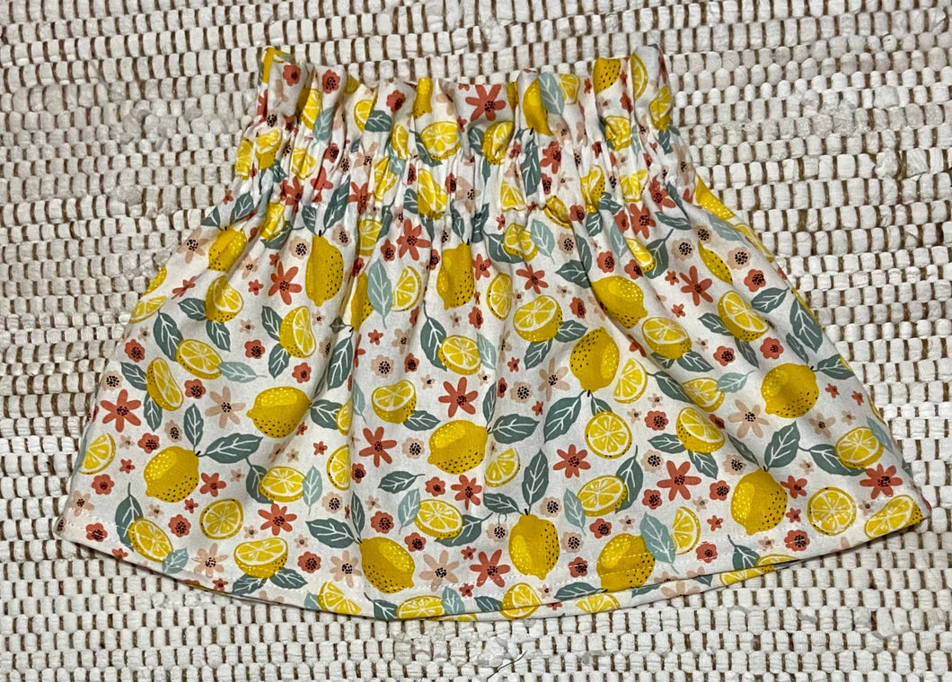 12/18m Lemons Paper Bag Skirt