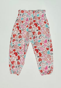 12/18m Sketchy Hearts Paper Bag Pants